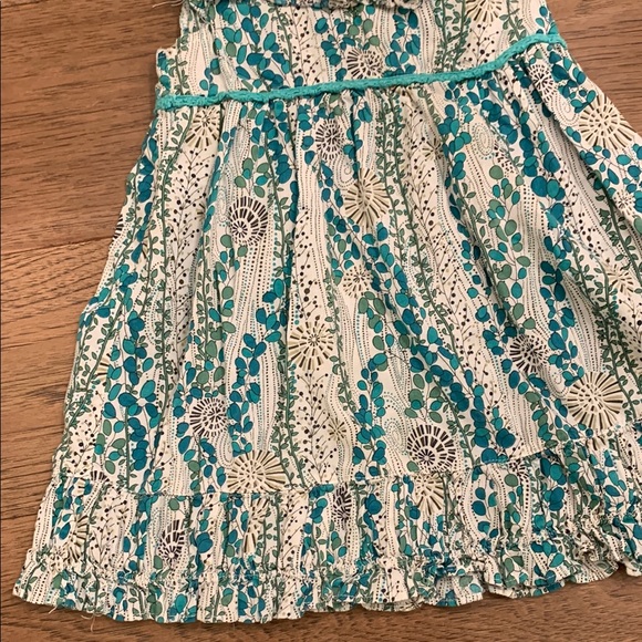 Floral Kids Dress in Blue and White - Picture 6 of 11